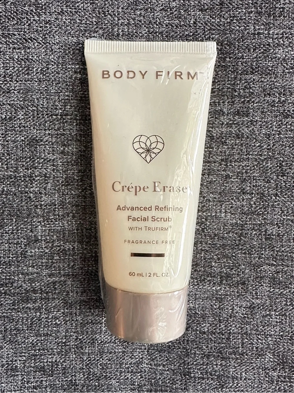 NEW Body Firm Crepe Erase Advanced Refining Facial Scrub TruFirm Travel 2oz